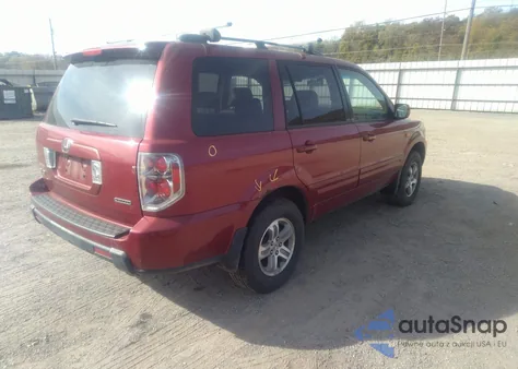 2006 Honda Pilot Ex-L from USA, damaged, VIN 5FNYF18506B004681